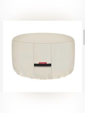 Patio Fire Pit Cover 40” Round - BEIGE